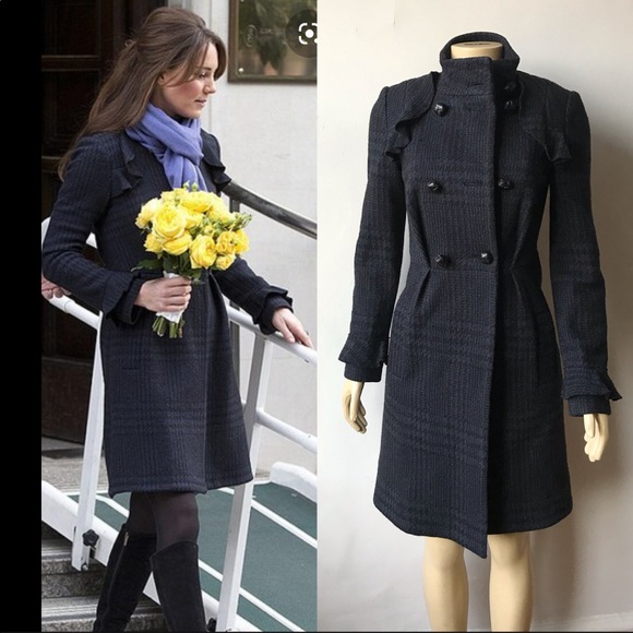 Diane Von Furstenberg Jackets & Blazers - Diane von Furstenberg Simyonette  plaid Coat Sz 2
